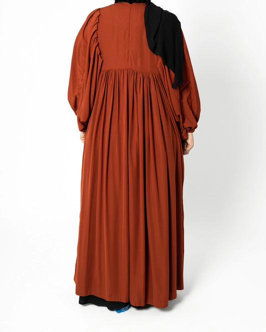 عباية زهرة اللوتس الكريب