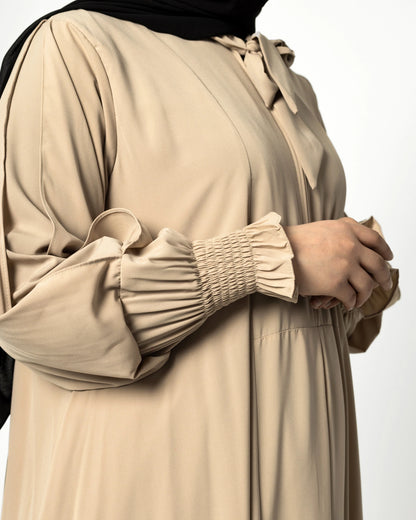 عباية كريب بطبقتين
